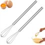KAIYAYA 2 Pièces Petit Fouet Cuisine Inox