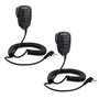 Retevis RS111 Talkie Walkie Microphone Haut-Parleur 2 Broches Microphone Compatible avec Talkie Walkie Retevis Retevis RT24 RT27