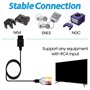 OSTENT Câble Vidéo HD Vidéo Composite S-Vidéo RCA AV Compatible pour Nintendo 64 N64 SNES SFC NGC