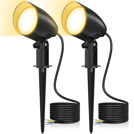 LINKE Spot LED Extérieur Jardin avec Piquet 20W