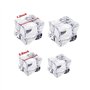 TonJin 35PCS Glaçons Artificiels Glaçon carré en Acrylique Imitation Cristal Clair pour Accessoires de Photographie