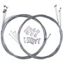 Hotop 2 Set Câble de Frein Vélo de Montagne Câble de Vitesse Vélo et Ensemble de Serrures à Câble
