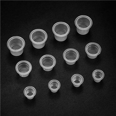 Xiaheipi 400 Pièces Tasses de Capuchon d'encre de Tatouage
