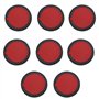 OTTYMO 8 Pcs Fixation GPS Disques de Fixation Adhésifs pour Tableau de Bord Fixation GPS Voiture Disque Adhésif pour Support Ven