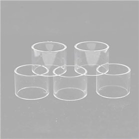 RUIYITECH Lot de 5 tubes en verre de rechange pour réservoir en verre Pyrex Digiflavor Siren 2 24 mm 4