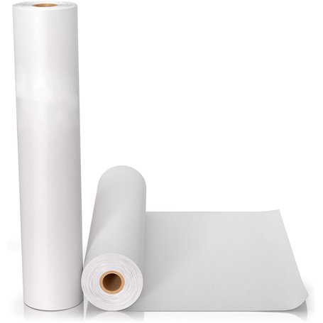 MIVIDE 44cm x 25m/70g Rouleau de Papier à Dessin Blanc
