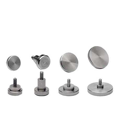 SUXING Points de contact plats pour indicateur numérique jauge de profondeur jauge d'épaisseur M2.5 tige filetée (un lot)