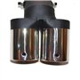 PolarLander 1pc Silencieux d'échappement de Voiture Tuyau d'échappement Car Tail Pipes
