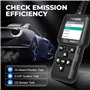 TOPDON AL400 Lecteur de Codes OBD2, 10 Fonctions OBD2, Vérification du Voyant Moteur/Test d'émissions polluantes/Test du capteur
