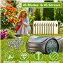 Lames de Rechange Compatibles avec les Robot Tondeuse Autom