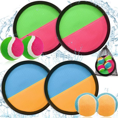 SaiXuan Lot de Jeu Scratch Enfant avec 4 Raquettes Ø18