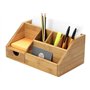 Organiseur de bureau en bambou