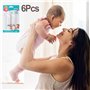6 Pièces Aspirateur Nasal Bébé 10ML, Aolkee seringue nasale bebe, pipette nez bébé, Irrigateur nasal professionnel réutilisable,