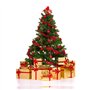 BBTO 2 Pièces Guirlandes Tinsel Métallique Tinsel Scintillant Guirlande de Décoration d'arbre de Noël Guirlandes Chunky, 4 Mètre
