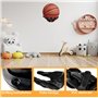 SI SEN Support de ballon, support de ballon de basket avec 4 vis, support de ballon en forme de palme, support mural pour basket