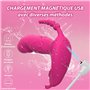 JIYOXB Vibromasseurs Feminin Clitoridien Sex Toýs Femme avec APP pour Femme, Vibrateur Télécommandé avec 9 Modes de Pat et de V
