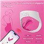 JIYOXB Vibromasseurs Feminin Clitoridien Sex Toýs Femme avec APP pour Femme, Vibrateur Télécommandé avec 9 Modes de Pat et de V