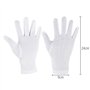 Gants de Coton Blanc 5 Paires Gants de Travail Gants de Protection Réutilisable Gants d'Inspection Extensibles Monnaie Bijoux Ar