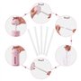 10Pcs Luftbefeuchterfilterstock, Bâtons Humidificateur Filtre Remplacements mèche bâtonnets Mini USB diffuseur Éponges Recharge 
