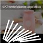 10Pcs Luftbefeuchterfilterstock, Bâtons Humidificateur Filtre Remplacements mèche bâtonnets Mini USB diffuseur Éponges Recharge 