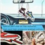 Guyode 8 Pièces Désodorisants pour Auto Interessant Parfum Voiture Sneakers Muster Dekoration Odeur Voiture Anhängerset S'appliq