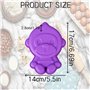 Dawwoti Singe Silicone Cake Moule Fondant Cake Decoration Bac À Glaçons De Cuisson Moule Chocolat pour Enfants Kids