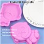 Dawwoti Singe Silicone Cake Moule Fondant Cake Decoration Bac À Glaçons De Cuisson Moule Chocolat pour Enfants Kids