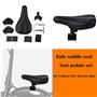 Enjoyard Lot de pédales de selle pour enfant - Suspension - Absorption des chocs - Pour vélo électrique DYU Jetson Ebike