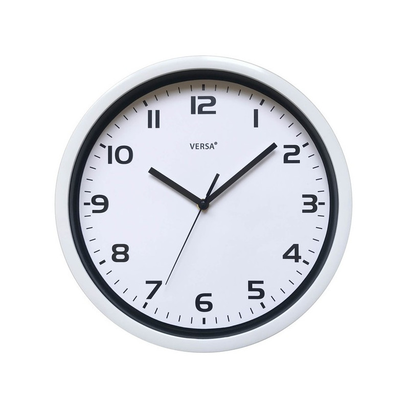 Horloge Murale Versa Plastique (4,3 x 30,5 x 30,5 cm)