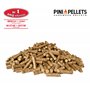 PINI Pellets de Bois Dur №1 BBQ Classic 10 Kg Grill Pellets pour Griller, Faire Fumer, également pour Les Fours à Pizza à granul