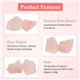 Pierres précieuses brutes - 200 g - Quartz rose - Pierres précieuses de guérison - Pierres naturelles - Pierres d'eau pour médit