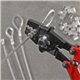 Steelropes24 Pince à sertir 2 en 1 et ciseaux à câble métallique - Pince à sertir jusqu'à 4 mm d'épaisseur