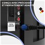 Câble optique Toslink de 3 m - Câble numérique - Câble audio - Contacts dorés - Fibre optique - SPDIF Digital compatible avec ba