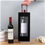 Nizirioo Lot de 20 sacs cadeaux en papier pour bouteilles de vin - Avec poignée - Organisateur de vin - Pour fête, mariage