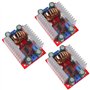 Lot de 3 modules de conversion de courant continu 400 W DC-DC 15 A pilote LED 8