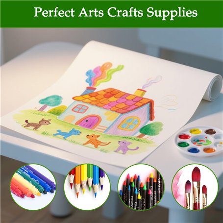 Grand rouleau de papier à colorier pour enfants bricolage tout-petits