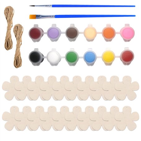 OAOSDH 20 Morceaux De Copeaux De Bois De Fleur