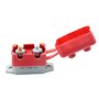 ANCLLO 50A disjoncteurs à réinitialisation Automatique 12V / 24V DC disjoncteurs d'arrêt de Court avec Couvercle et vis pour Voi
