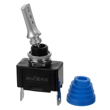 Jtron 12v/40 a 24V/20 A Interrupteur à bascule ON/OFF sorcière Push Button Switch avec protégé contre la poussière en caoutchouc