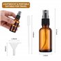30 ml Ambré Bouteille Spray Verre