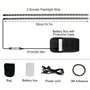 Lumière de Bande de LED, Lumières de Bande de LED Pliables de Scooter Electrique Imperméable de SUNJULY pour Xiaomi M365 pour la
