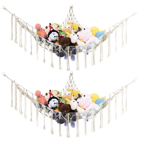Lixiluxia 2Pcs Hamac en Rangement Peluche
