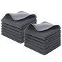 KinHwa Chiffons de Nettoyage en Microfibre,Torchon de Cuisine Super Doux avec Maille,Serviettes Super absorbantes et Non peluche