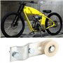 Aramox Tendeur de chaîne de poulie tendeur de Chaine de vélo, Support de tendeur de Rouleau de chaîne de poulie de Moteur adapté