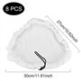 XAVSWRDE 8 PCS Chiffons de Rechange en Microfibre Serpillere Balai Vapeur Durable Pads de Nettoyage Universel avec Cordon de Ser