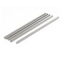 sourcing map Tige Filetée M6x180mm Acier inox 304 tige entièrement filetée 5Pcs Argenté