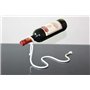 Fantes - Porte-bouteille en acier inoxydable flottant en corde magique pour bouteille de vin - Cadeau fantaisie pour décoration