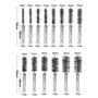 LNGJIN Lot de 14 brosses métalliques pour perceuse - Différentes tailles - Brosse cylindrique - Brosse métallique cylindrique -