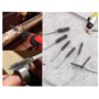 LNGJIN Lot de 14 brosses métalliques pour perceuse - Différentes tailles - Brosse cylindrique - Brosse métallique cylindrique -