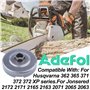 ADEFOL Pignon Kit de Pièces pour Tronconneuse Husqvarna 372 371 365 362 XP et Jonsered 2172 2171 2165 2163 2071 2065 2063, Tambo